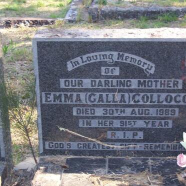 COLLOCOTT Emma ?-1989