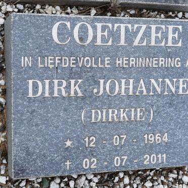 COETZEE Dirk Johannes 1964-2011