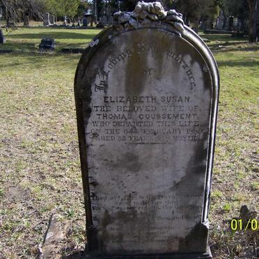 COUSSEMENT Elizabeth Susan -1883