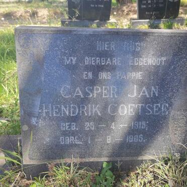 COETSEE Casper Jan Hendrik 1915-1965