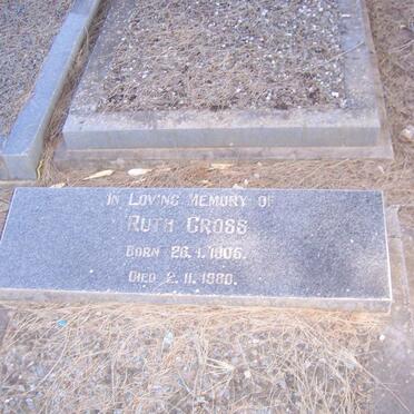 CROSS Ruth 1905-1980
