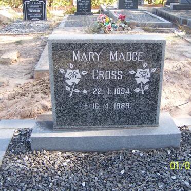 CROSS Mary Madge 1894-1989