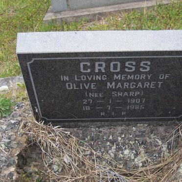 CROSS Olive Margaret nee SHARP 1907-1985