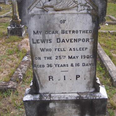 DAVENPORT Lewis -1900