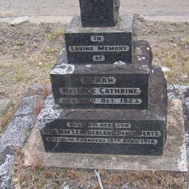 DANCKWERTS Norah Wallace Catherine -1923 :: DANCKWERTS William Leatherland -1918