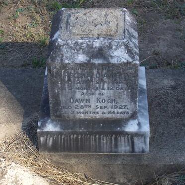 DAVIS Regina -1927 :: KOCH Dawn -1927