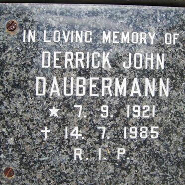 DAUBERMANN Derrick John 1921-1985