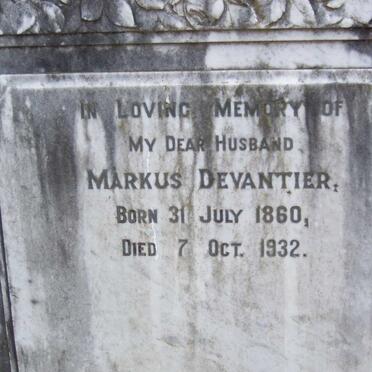 DEVANTIER Markus 1860-1932