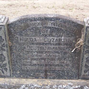 DEUTSCHMANN Hulda Elizabeth nee MEISE 1865-1925