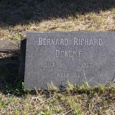 DENEKE Bernard Richard ?-1953