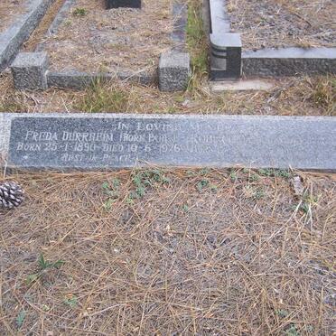 DURRHEIM Robert Daniel 1888-1951 &amp; Freda PAHL 1890-1976