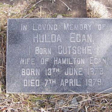 EGAN Hulda nee GUTSCHE 1878-1979