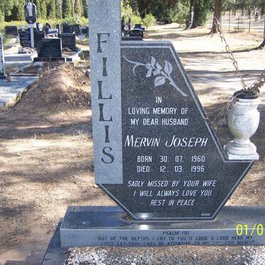 FILLIS Mervin Joseph 1960-1996