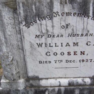GOOSEN William C. -1927