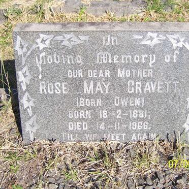 GRAVETT Rose May nee OWEN 1881-1966