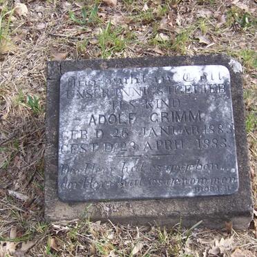GRIMM Adolf 1883-1883