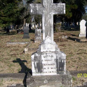 GRUNOW Ottilie 21 years &amp; Hermann 24 years. Children of R &amp; L GRUNOW