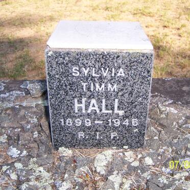 HALL Sylvia Timm 1899-1946