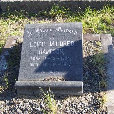 HAMPSON Edith Mildred 1884-1977