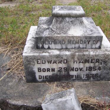 HAMER Edward 1854-1936