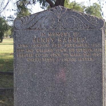 HARBER Henry 1815-1873