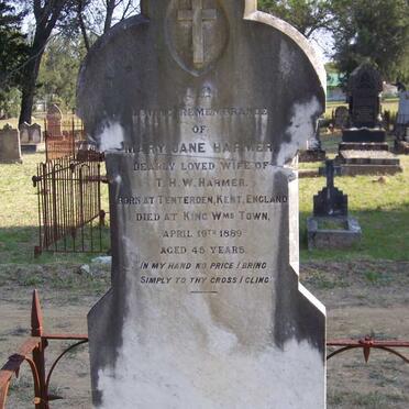 HARMER Mary Jane -1889