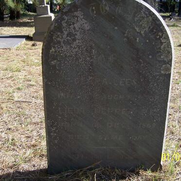 HEPPER Clara Lees 1868-1868