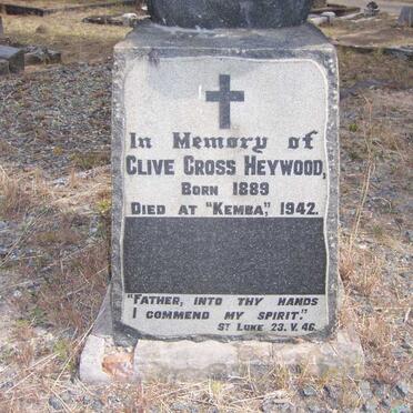 HEYWOOD Clive Cross 1889-1942