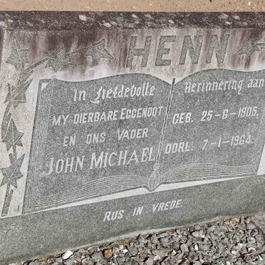 HENN John Michael 1905-1964