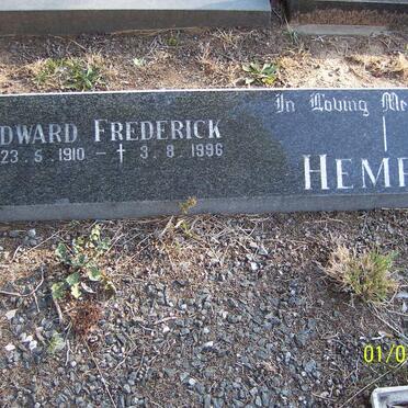 HEMPEL Edward 1914-1996 &amp; Johanna Helena Dorothy 1902-1982 