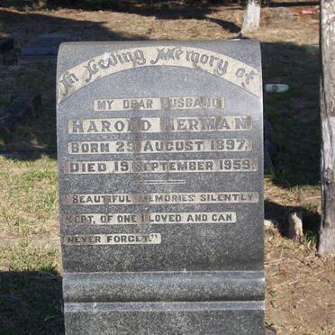 HERMAN Harold 1897-1959