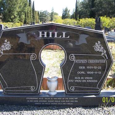 HILL Stephen Christopher 1951-1996