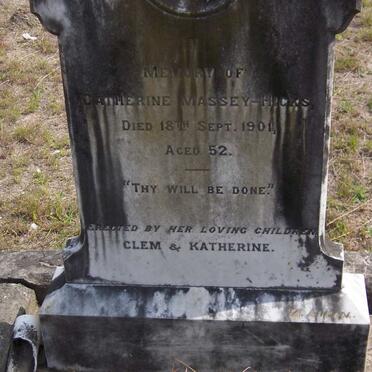 HICKS Catherine, Massey -1901
