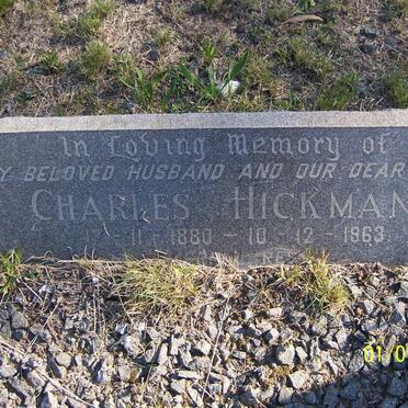 HICKMAN Charles 1880-1963