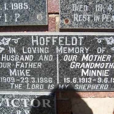 HOFFELDT Mike 1909-1986 &amp; Minnie 1913-1987
