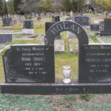 HOGAN Michael 1905-1973 &amp; Rosie BOY 1904-1993