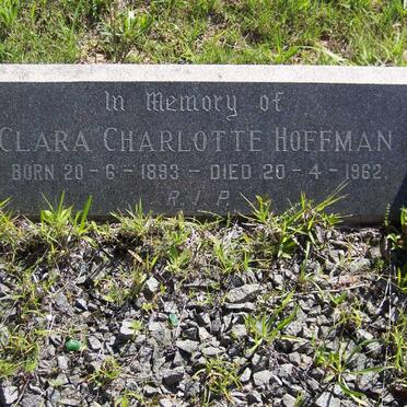 HOFFMAN Clara Charlotte 1893-1962