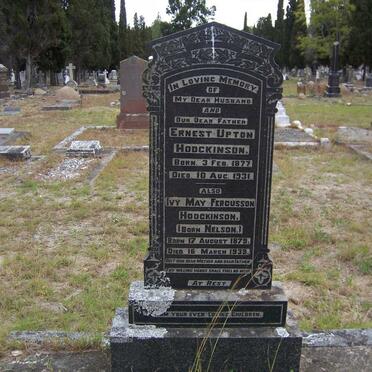 HODGKINSON Ernest Upton 1877-1931 &amp; Ivy May Fergusson NELSON 1879-1939