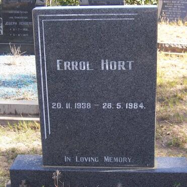 HORT Errol 1938-1984
