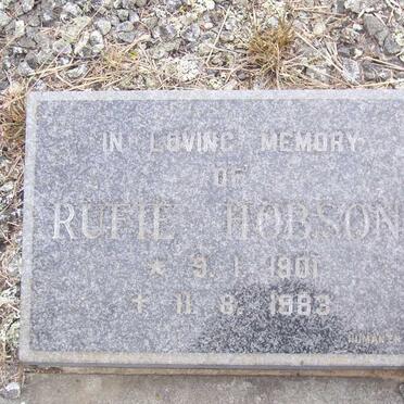 HOBSON Rufie 1901-1983