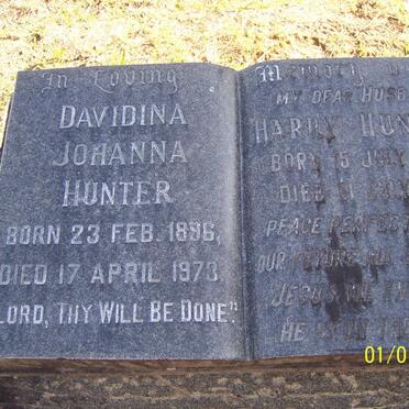 HUNTER Harry 1886-1960 &amp; Davidina Johanna 1896-1973