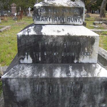 HUNT Mary Ann -1900