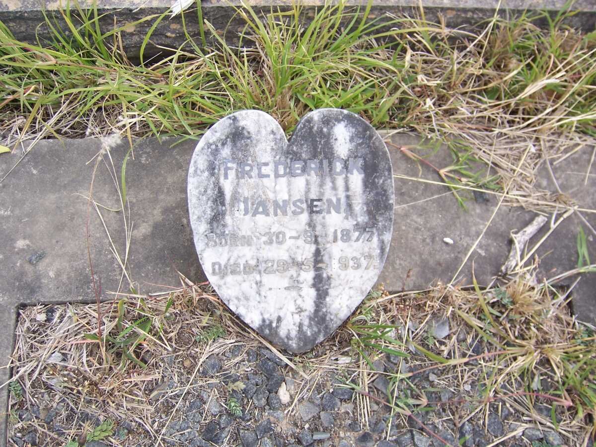 JANSEN Frederick 1877-1937