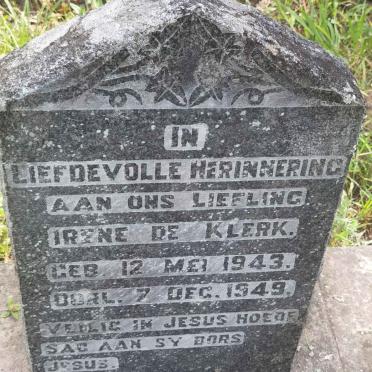 KLERK Irene, de 1943-1949