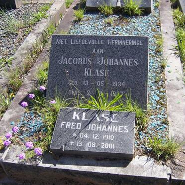KLASE Fred Johannes 1910-2001 :: KLASE Jacobus Johannes 1934-1987
