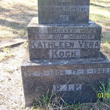 KOCH Kathleen Vera 1904-1982