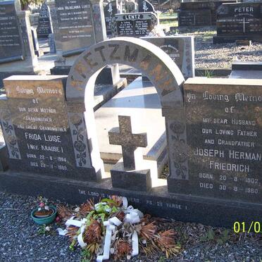 KRETZMANN Joseph Hermann Friedrich 1902-1980 &amp; Frida Louisa KRAUSE 1904-1988