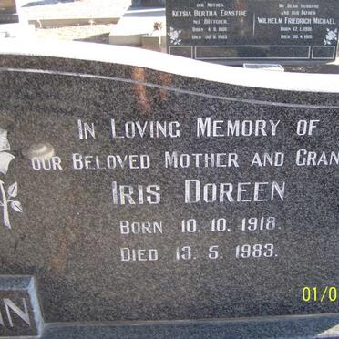 KRETZMANN Iris Doreen 1918-1983