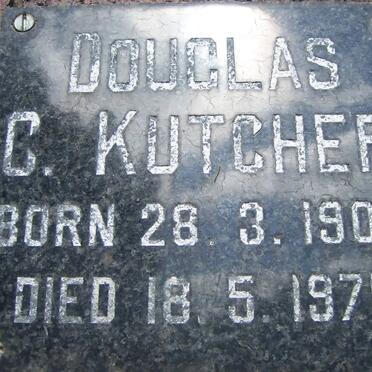 KUTCHER Douglas C. 1907-1975
