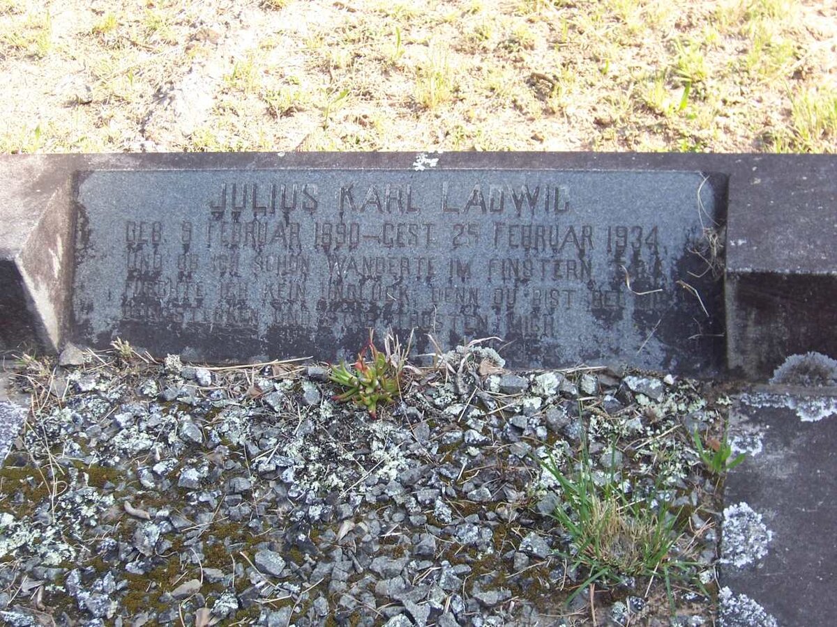 LADWIG Julius Karl 1890-1934
